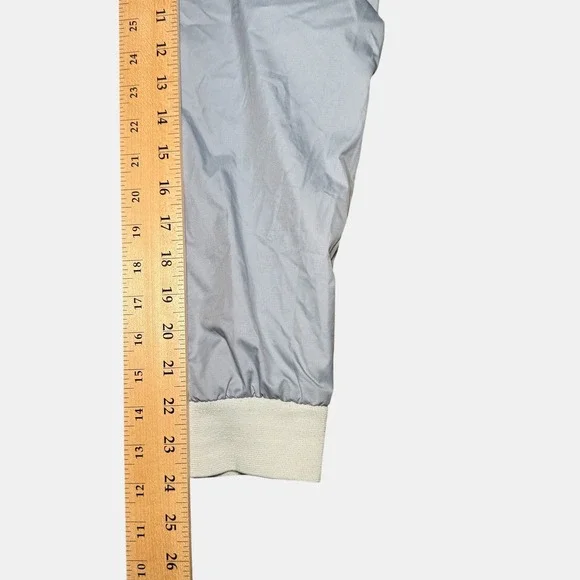 Nike Windrunner Vintage Hooded Windbreaker Nylon Jacket Grey White Mens Size XL - Picture 7 of 10